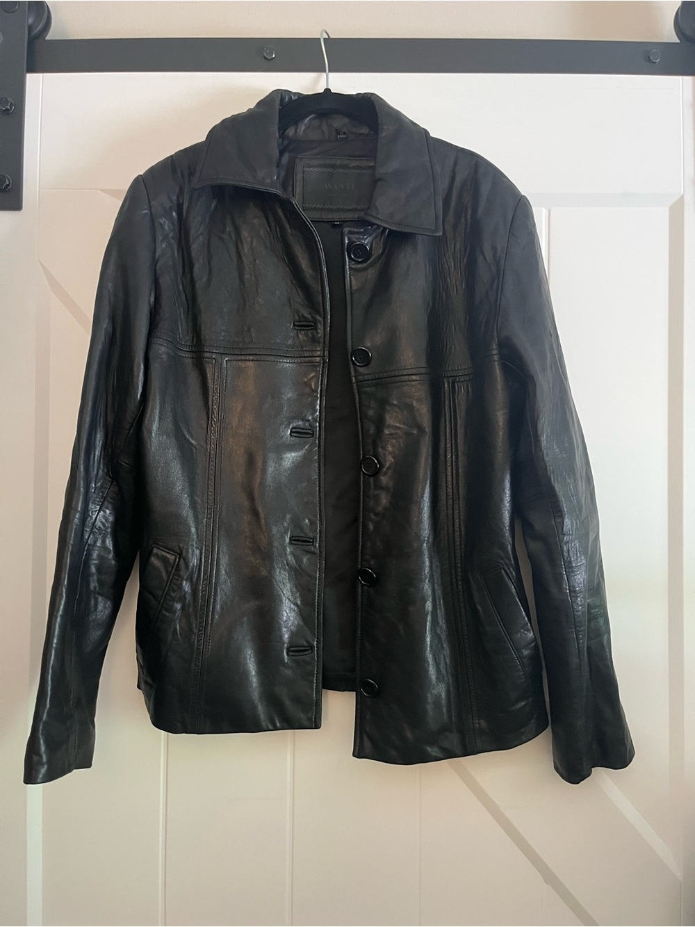 Avanti Black Leather Jacket